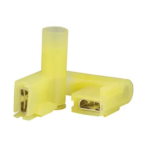 Gaopeng 12-10 AWG 5.5-250 giallo isolato in Nylon connettori per cavi elettrici femmina terminali a crimpare bandiera di scollegamento rapido