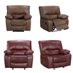 Juego de Sofás para Sala Seccional de Esquina de Dos y Tres Plazas Personalizado de Fábrica con Sillas Reclinables Suaves de Madera y Metal 6004 - Product Image 4