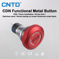 CNTD CDN16-11SD28 Saklar Tombol Tekan Logam Tahan Air ON-OFF Latching/Momentary Saklar Tombol Elektronik 12/16/19/22/25/30MM