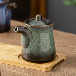 Sứ gia vị jar, gia vị gốm container với nắp muỗng và khay tre, muối đường hạt tiêu gia vị chậu hộp Set của 3 - Product Image 5