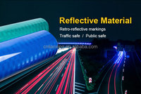 Lámina Reflectante Prismática de PMMA Acrílico Tipo ASTM D 4956 Tipo II Grado EGP en Rollo para Señales de Tráfico