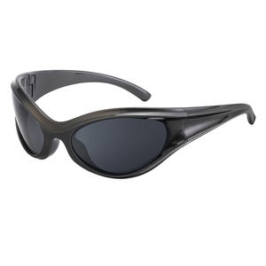 Nuevas Gafas de Sol Deportivas Y2K Unisex, Montura de PC, Protección UV400 Clase 2, Color Negro, Venta al Por Mayor Transfronteriza - Product Image 2