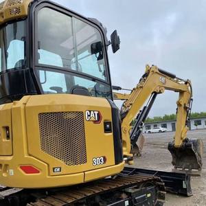 Used Cat303CR Japan Brand Excavator 2022 Model 3.6 Ton Low Hours Crawler Excavator with Engine & Gear Cost-Effective - Product Image 4