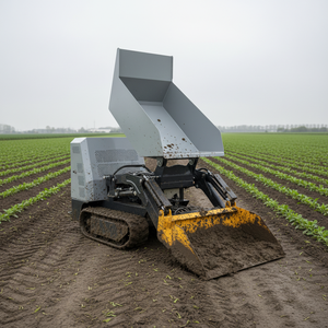 Livraison Gratuite Promotion Mini Dumper à Chenilles Diesel EPA CE EUR5 pour l'Agriculture et l'Aménagement Paysager - Product Image 1