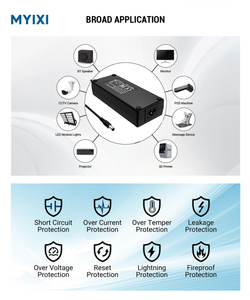 Myixi 150W có thể điều chỉnh cung cấp điện cho EV 12V 5A 24V 5A 48V 10A với gbt để ccs2 Adapter & USB C PD 65W DC 9V đầu ra - Product Image 5