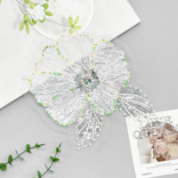 Nouvel Arrivage : Applique Florale en Dentelle Blanche pour Robe, Sac, Chapeau, Décoration de Vêtements, Embellissement de Couture – Vente en Gros