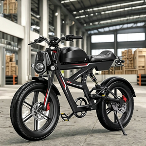 Bicicleta Eléctrica de 48v 2000w para Adultos, Modelo V8 V20, Disponible en EE. UU., con Cuadro de Acero y Batería de Litio - Product Image 1