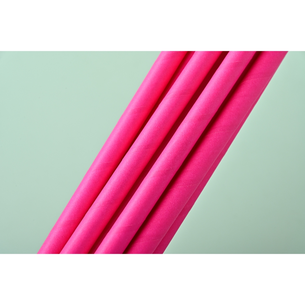 New Design Biodegradable Disposable Pape Straw for Milkshake Smoothies Boba Drinks