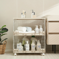 Panier de rangement pliable multifonctionnel en plastique pour chambre à coucher, facile à installer, fabrication en usine, boîte de rangement pliable en gros