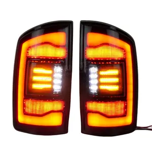 مجموعة كشافات خلفية LED من CARMATES الأكثر مبيعًا كشافات خلفية بإضاءة LED مصباح فرامل لإشارة الانحراف لـ Dodge Ram 1500 2002-06 2500 3500 2003-06