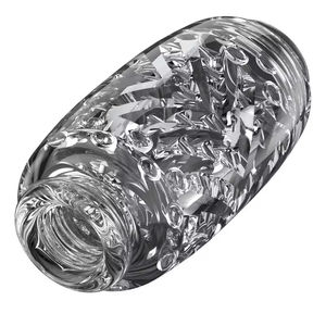 Massaggiatore Personale Maschile Trasparente Riutilizzabile in TPE, Stimolatore con Texture Realistica, Coppa Vibrante, Giocattolo Sessuale per Rilassamento Muscolare - Product Image 2