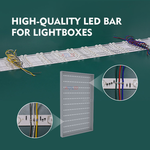 Barra LED de Retroiluminación de Alta Luminosidad DC24V con Certificación CE Rohs, Multicolor RGB+CCT, 24 LED/m, para Caja de Luz de Tela de una Sola Cara - Product Image 3