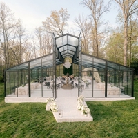 Tente de réception professionnelle TENTCHO de haute qualité, personnalisée, blanche, en PVC, grande tente pour événements, aluminium 20 x 30, tente de mariage