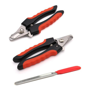 Cortaúñas para perros y mascotas, cortaúñas fácil y seguro para el cuidado de perros, cortaúñas para gatos, maquinilla de afeitar con lima de uñas para perros y gatos, paquete de bolsa - Product Image 1