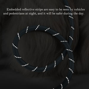 Logotipo personalizado, venta al por mayor, correa de perro de plomo de gato de cuerda de nailon reflectante para entrenamiento de mascotas de alta resistencia de 5 pies - Product Image 4