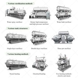 Bocal en plastique utilisé équipement de cornue autoclave cornue boîte de conserve en caoutchouc Para Mermeladas machine de stérilisation de confiture - Product Image 6