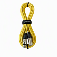 Câble de microphone XLR mâle-femelle OEM RH-X062 avec blindage spiralé, gaine en PVC, conducteur en cuivre sans oxygène