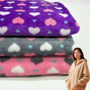 Bán Hot <span class=keywords><strong>100</strong></span> <span class=keywords><strong>Polyester</strong></span> In Vải Flannel Fleece Vải Cho Đồ Ngủ - Product Image 1