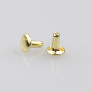 חומר מותאם אישית 6 מ "מ פליז סמרית עבור בגדי ג 'ינס תיקים ושקיות אטב ראש קוטר 8 מ" מ - Product Image 4