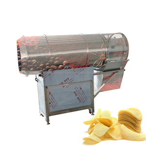 Nuova Macchina Completamente Automatica per la Lavorazione e l'Innesalimento di Patatine Fritte, Aromatizzatore per Snack Fritti - Product Image 1