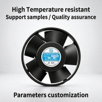 Ventilador Industrial a Prueba de Explosiones TOPFAN de 120 mm, Alta Temperatura, 120x120x38 mm, CC 12V/24V/48V, Ventilador de Flujo Axial para Refrigeración de Gabinetes