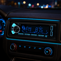Lecteur MP3 de voiture VOLOX YD7388-IC 1 DIN, lumières 7 couleurs, radio stéréo Bluetooth, 4 RCA, contrôle par application, prix d'usine, vente en gros