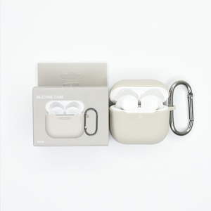 Custodia Protettiva Tinta Unita per Airpods 4 in Silicone Morbido Liquido Anti Caduta - Product Image 2