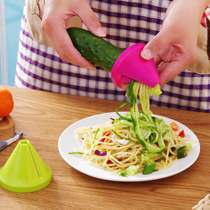 Wholesale Stainless Steel Kitchen Rotating Shredder Spiral Peeler Manual <b>Vegetable</b> Slicer Fruit Potato Radish Grater - Product Image 1