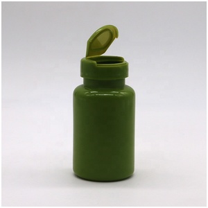 Botellas de medicina contenedor de plástico de HDPE blanco sólido 150cc claro Rusia, Canadá, Australia, Flip - Product Image 1