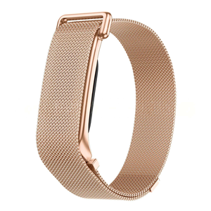 สายรัดข้อมือโลหะระดับพรีเมียมแบบ OEM สายรัดแบบมิลานีสปรับได้ ใช้งานร่วมกับ Fitbit Air ได้ - Product Image 5