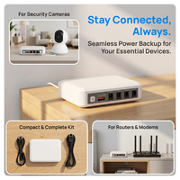 5V 9V 12V Multi sortie en ligne Mini DC UPS batterie de secours pour routeur WiFi Modem batterie externe caméra alimentation sans interruption