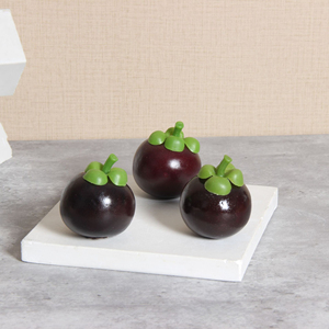 Artificial Lifelike <b>Foam</b> Mangosteen Fruit <b>Model</b> for Halloween Christmas & Easter Home Education Toys - Product Image 4