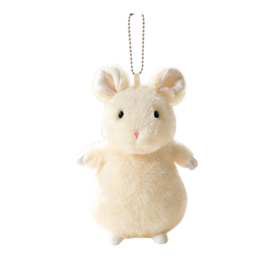 Porte-clés en peluche mini hamster, poupée cochon d'Inde moelleuse, décoration de bureau mignonne et breloque de sac pour adolescents - Product Image 2