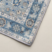 Tapis en velours imprimé en 3D Tapis doux en TPR avec support lavable