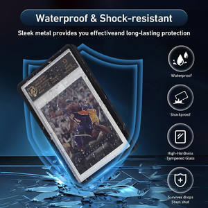 מגן כרטיסים מגנטי מאלומיניום עמיד לקרינת UV, ניתן לערום, 35PT PSAed & CGC Slab Protector, מגן מתכת PSAed - Product Image 5