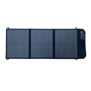 <b>Foldable</b> <b>Solar</b> <b>Panel</b> 60W Monocrystalline Outdoor Camping RV USB Fast Charging Black - Product Image 3