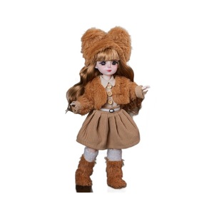 Vêtements de poupée en tissu de 30 cm, ensemble de 6 robes BJD pour filles de 14 ans et plus, accessoires de poupée à la mode, princesse-Loli, jouet en peluche - Product Image 5