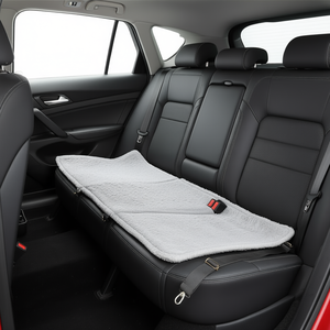 Manta para mascotas de 150 x 100 cm, gris, de lana suave, para perros, funda para asiento de coche - Product Image 3