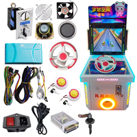 Carte mère PCBA, volant en plastique, simulateur de course automobile, karting, plateau de jeu pour machine de jeu d'arcade à pièces, kit de bricolage