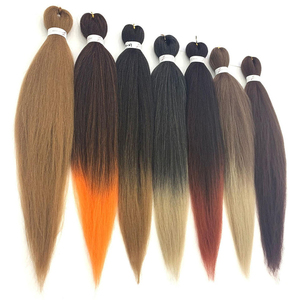 Mira 3X 6X 500g Cabello Sintético Preestirado para <span class=keywords><strong>Trenzas</strong></span> Yaki, 6 Paquetes <span class=keywords><strong>de</strong></span> 26 Pulgadas, Textura Afro Yaki Suave, Doble Trama a Máquina - Product Image 6