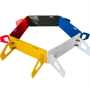 Planche de balle de rebond de football de couleur HDPE pliable avec logo personnalisé - Product Image 2