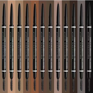 <span class=keywords><strong>Crayon</strong></span> à sourcils micro ultra-fin double embout avec mine rétractable et applicateur - Product Image 2