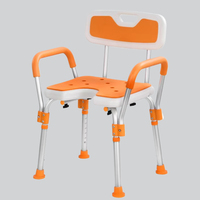 Chaise de bain pour personnes âgées, chaise de douche pour personnes handicapées, femmes enceintes, tabouret de bain antidérapant en alliage d'aluminium