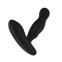 Stimulateur vibrant pour la prostate, télécommande, rotation à 360°, point G, plug anal en silicone, masseur, USB, étanche IPX5