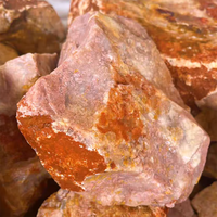 Pierre de jade naturelle de haute qualité de Madagascar, style Feng Shui, pierre brute de jade fleuri pour la transformation