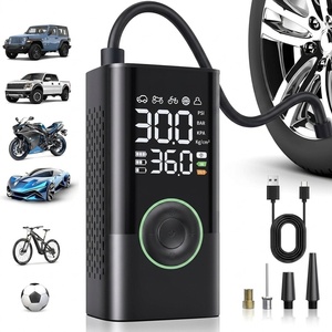 Inflador <span class=keywords><strong>de</strong></span> Neumáticos Portátil <span class=keywords><strong>de</strong></span> 150 PSI, <span class=keywords><strong>Compresor</strong></span> <span class=keywords><strong>de</strong></span> <span class=keywords><strong>Aire</strong></span> Inalámbrico, Mini Bomba Digital para Automóvil, Motocicleta, Bicicleta y Balón, Inflado Rápido y Parada Automática - Product Image 1