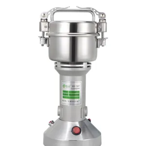 250g Electric Grain Mill Spice Grinder Stainless Steel Commercial Powder Machine Dry Pulverizer with Clean Brush