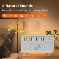 Mini pour haut-parleur Bluetooth Machine d'aromathérapie 8 Nature bruit blanc diffuseur d'huile essentielle électrique Mini plastique domestique
