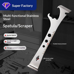 Key plate woodworking stainless steel 2.6mm thick multi-function screw cap <b>nail</b> cutter wrench shovel <b>wall</b> scraper pry - Product Image 1