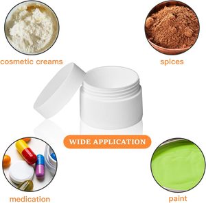 4oz 5oz <b>Jar</b> Cosmetic Cream <b>Jar</b> for Hair Care Body Butter Container PET <b>Plastic</b> White Lid 50ml 80ml 100ml 200ml 250ml Cartons - Product Image 4